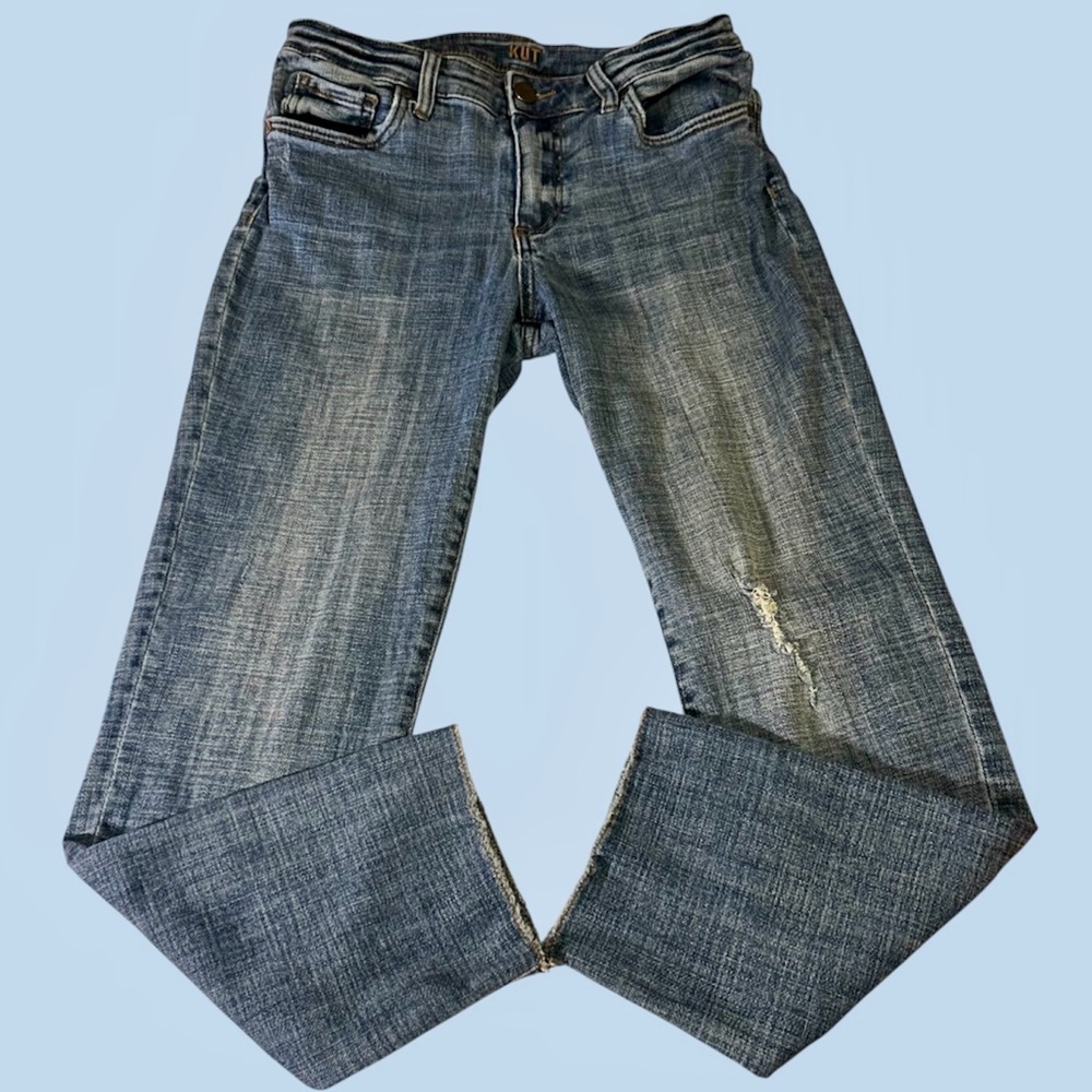 Kut from the Kloth Straight Leg Crop Jeans Size 4